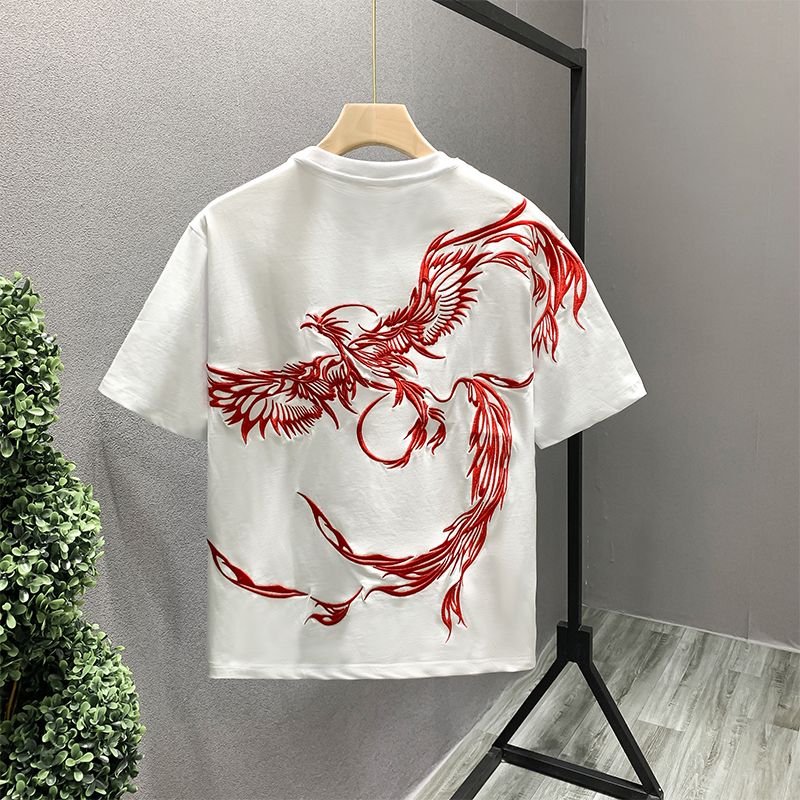 Summer Clothing Wholesale - Top blanco bordado 100 ℅ Camiseta