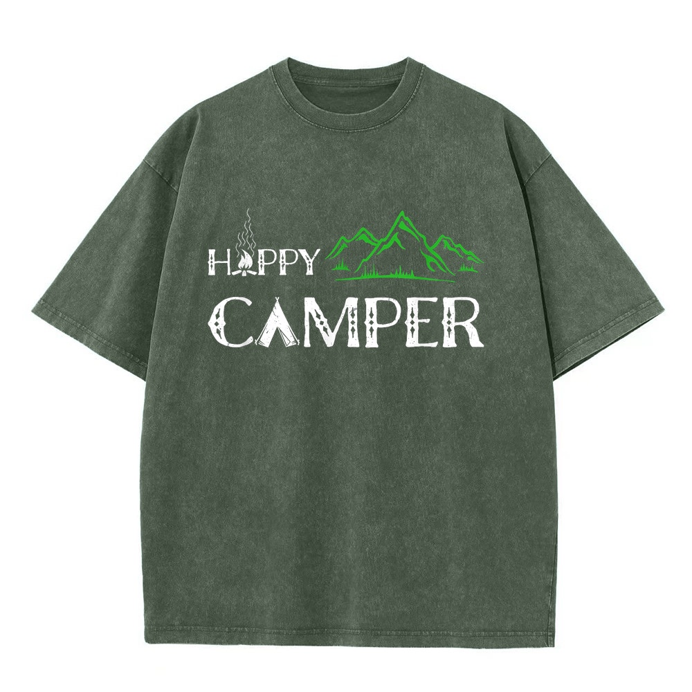 Summer Clothing Women Canada - Camiseta de camping con motivos de