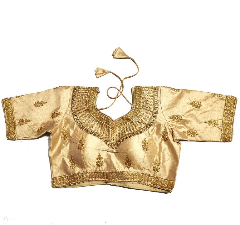Summer Clothing Pakistan - Top de Sari indio tradicional para
