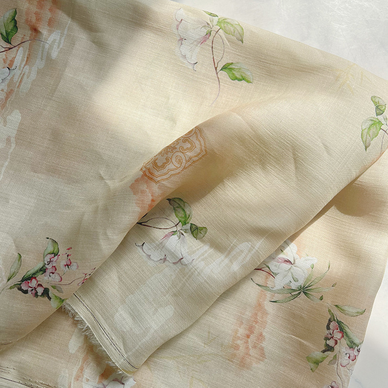 Tela de Ramio Puro con Estampa - Summer Clothing Wholesale reseña y precio