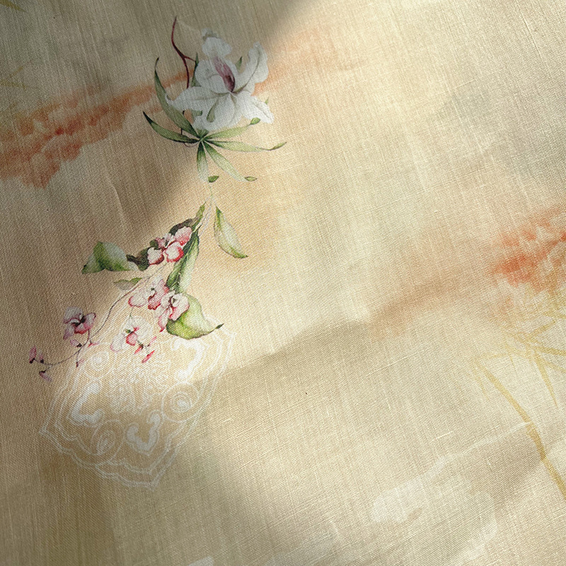 Tela de Ramio Puro con Estampa - Summer Clothing Wholesale reseña y precio