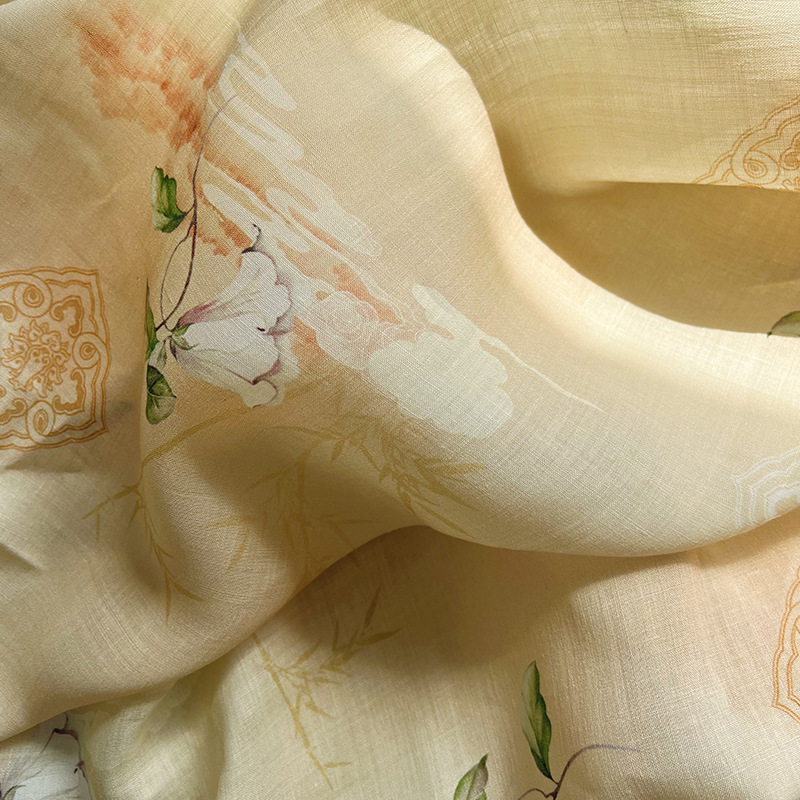 Tela de Ramio Puro con Estampa - Summer Clothing Wholesale reseña y precio