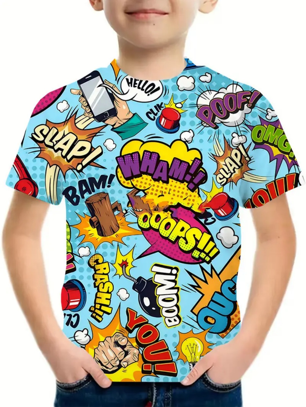 Ropa para niños, camiseta con  - Summer Clothing Drawing reseña y precio