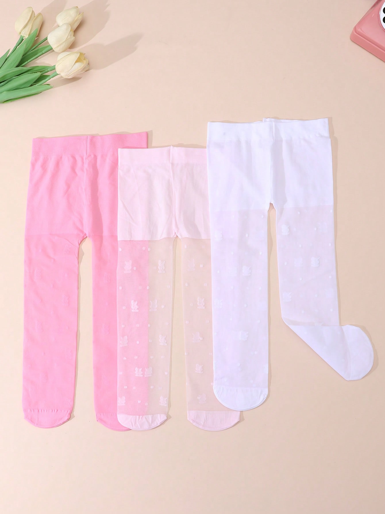 Paquete de 3 pantimedias con e - Summer Clothing Baby Girl reseña y precio