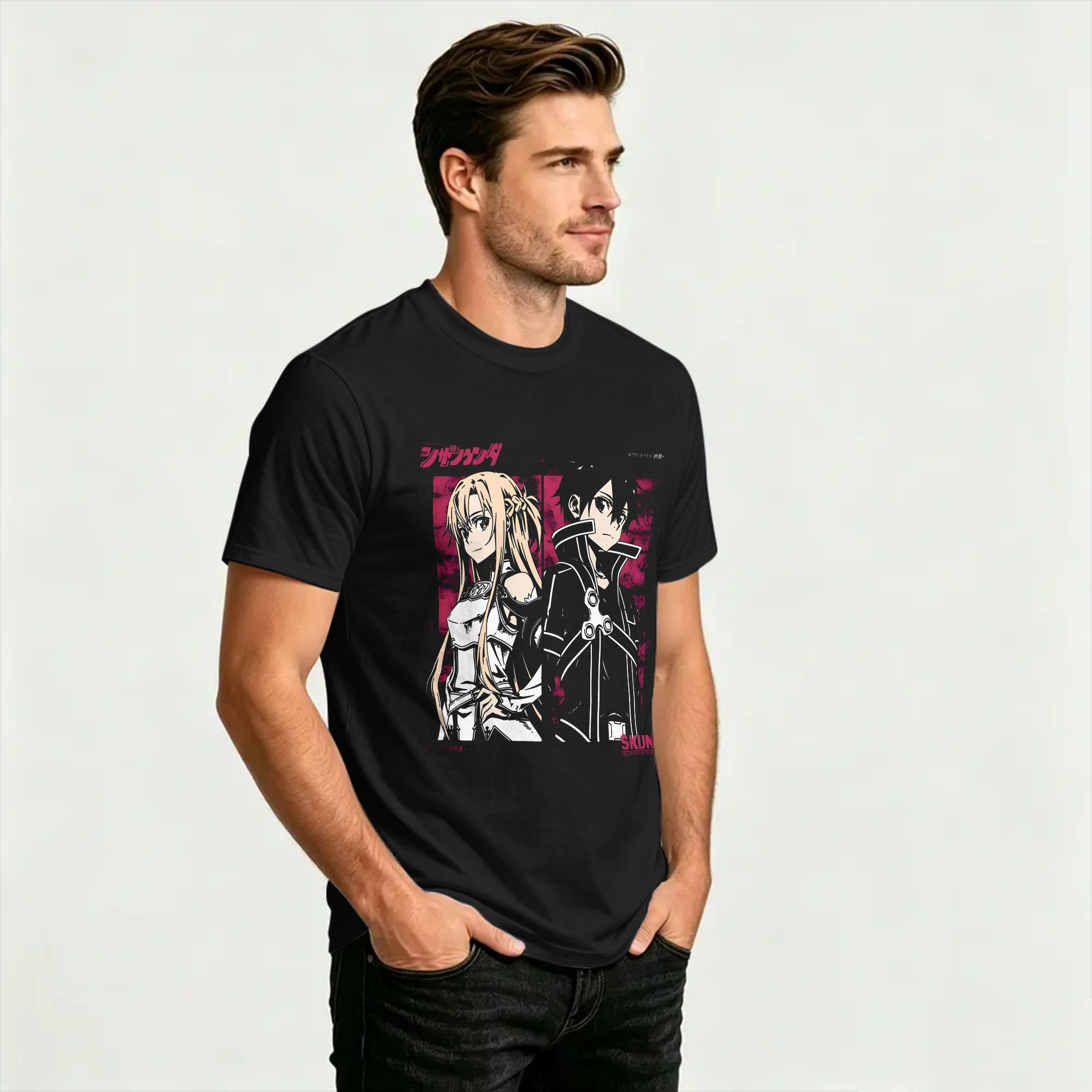 Camiseta de algodón de Kirito  - Summer Clothing Wholesale reseña y precio
